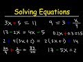 Algebra - How To Solve Equations Quickly!