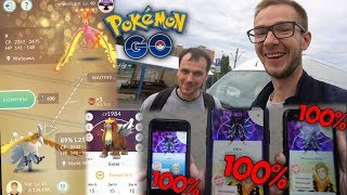 4x 100%?! LUCKY TRADE! RAID HOUR! PVP! POKEMON GO WARSZAWA