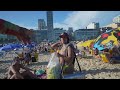Hot Day 4К Brazil walk beach 2023 【4K UHD】