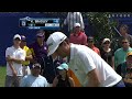 Keegan Bradley holes a 47-foot birdie bomb on No. 9 at Zurich