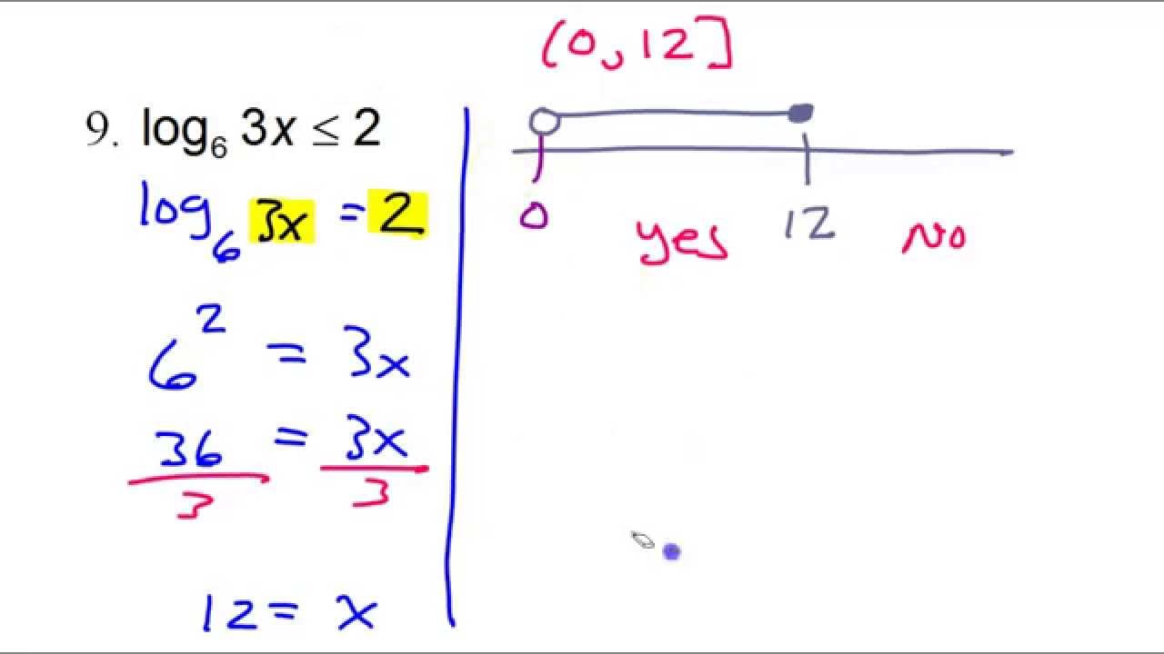 Day 13A 8 and 9 Solving Exponential and Logarithmic Inequalities