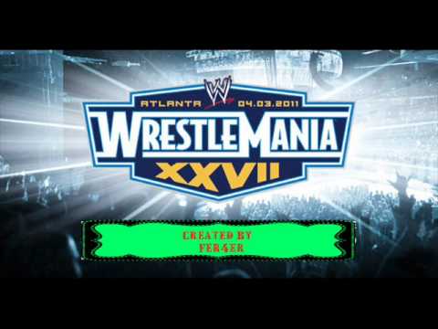 WWE Wrestlemania 27 Official Theme Song Written in the Stars...