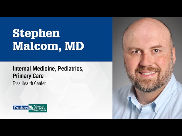 Watch Dr. Stephen Malcom, internal medicine physician and pediatrician on YouTube.