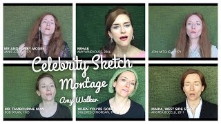 Celebrity Sketch Montage with Music! | Amy Walker, Doron Sayar
