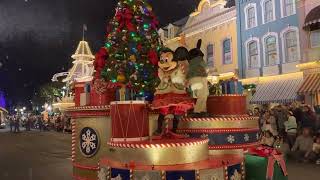 Mickeys Once Upon A Christmastime Parade 2022 Full Parade