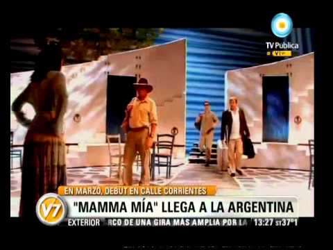 Visión Siete: Mamma mia llega a la Argentina