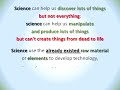 (BTTG 014) (Audio) Science just discover and manipulate things, but not create things