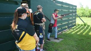 Practice for the Jackson County Clay Target Shooting Team