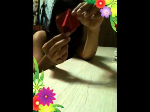 Cara membuat bunga dari kertas origami