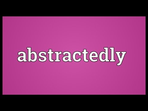 Header of abstractedly