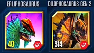 Erliphosaurus Vs Dilophosaurus Gen 2 Juric World The Game