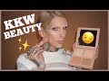 KIM K DRAMA?! KKW POWDER CONTOUR & HIGHLIGHT KIT REVIEW | Jeffree Star