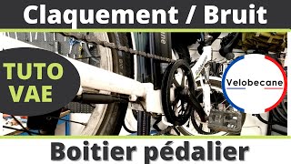 Tutoriel - Résoudre Probleme Claquement Pedalier Sur Un Vélo À Istance Électrique Vélobecane