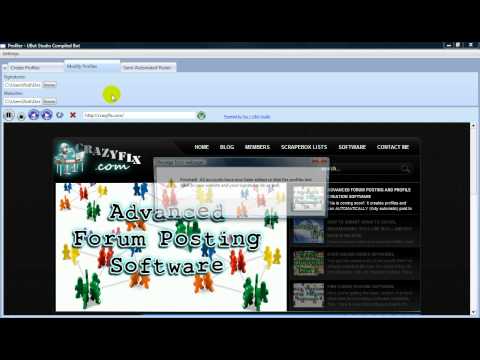 Automated Forum Poster & Profile Creator Software Automated Forum Poster & Profile Creator Software #1