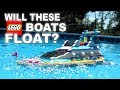 DO THESE LEGO BOATS FLOAT? #2 DO THESE LEGO BOATS FLOAT? #2