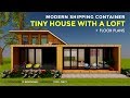 Modern Shipping Container Tiny House Design with a Loft + Floor plans 2018 | MODLOFT 320