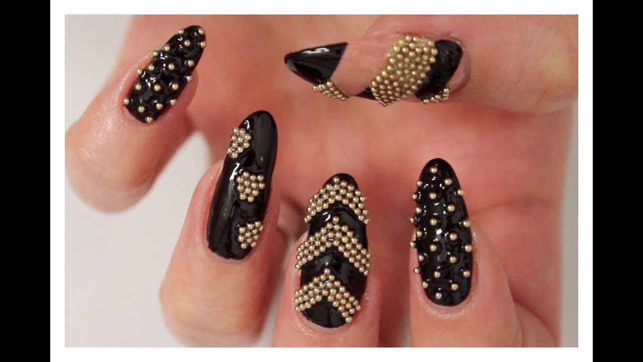 How to Create a Micro Bead Nail Design - wide 8