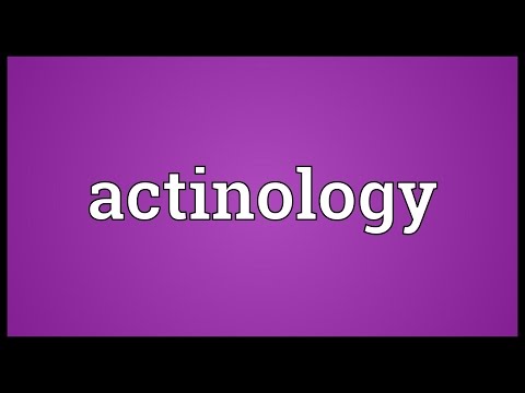 Header of actinology