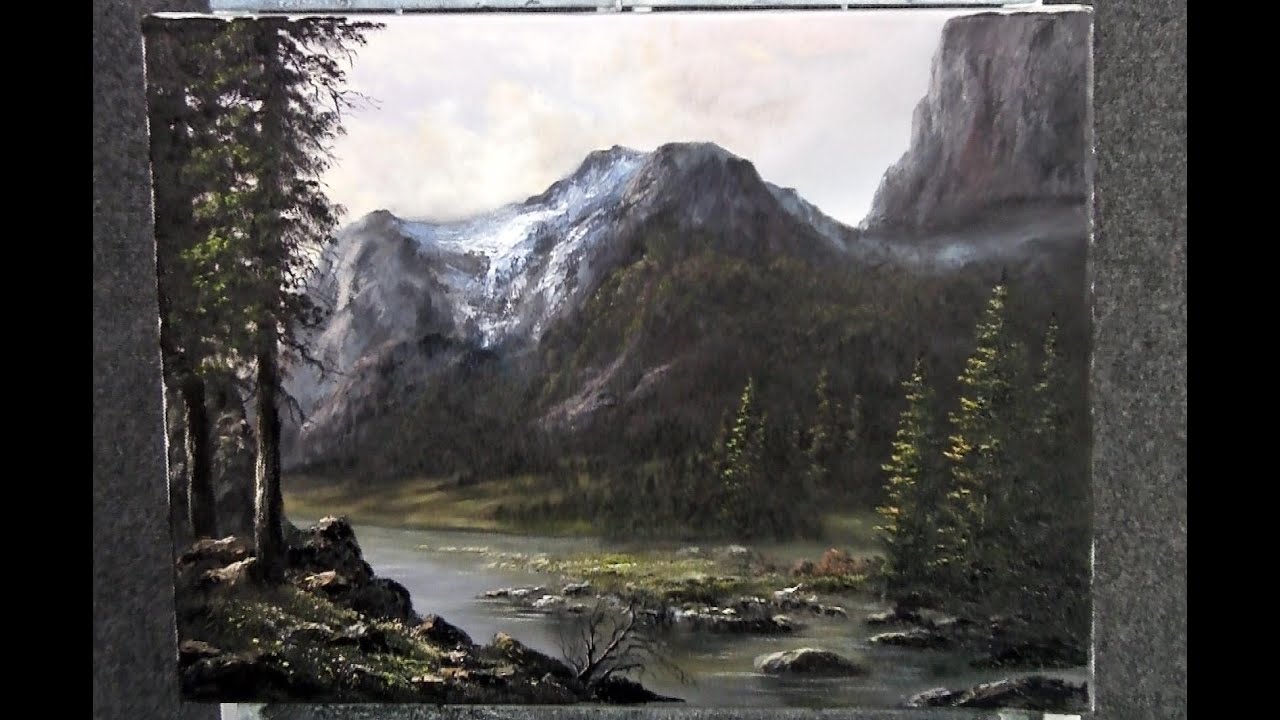 paint with kevin hill a rugged mountain youtube how to make a html website