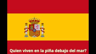 Bob Esponja Castilian Spanish