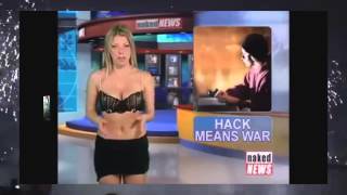 Телеведущая Разделась В Прямом Эфире 4. Naked News .  Откровенное Видео От Слайдшоу Анималс