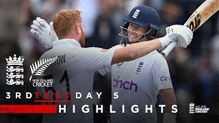 113 Off 15 Overs! | Highlights | England v New Zealand - Day 5 | 3rd LV= Insurance Test 2022