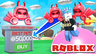Noob Buys Insanely Op Pets In Candy Clicking Simulator... Roblox