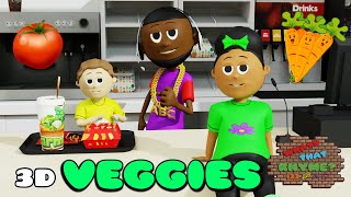 Vegetables Song Rap | Eat Your Vegetables Rap song | Nursery Rhyme Compilation