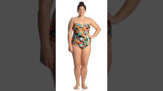 Sunsets Curve Plus Size Lorikeet Iconic Twist Tankini Top Dde Cup Swimoutlet