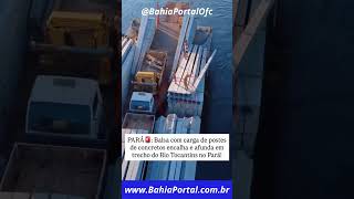 Balsa Afunda No Rio Tocantins