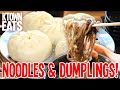 KTOWN EATS: NOODLES & DUMPLINGS @ CHUNGSIL HONGSIL!