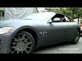 Pulled over by police: Maserati Granturismo MC Stradale & Ferrari 458 Italia!