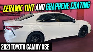 2021 TOYOTA CAMRY XSE WALK AROUND AFTER CERAMIC TINT AND GRAPHENE COATING