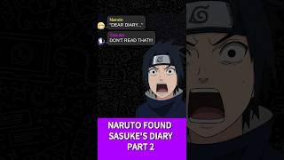 Naruto Found Sasukes Diary