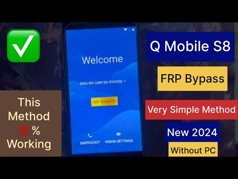 Q Mobile S8 FRP Bypass Without PC | Mobile S8 Google Q Mobile S8 FRP Bypass Without PC | Mobile S8 Google