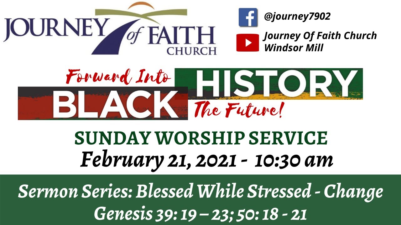 Worship Service - Blessed While Stressed - Sunday, February 21, 2021