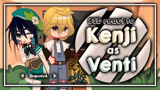 Bsd React To Kenji As Venti Bsd X Genshin Impact 11 ʟɪʟᴀᴄᴀᴍᴇᴛʜʏsᴛ