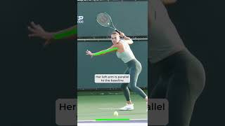 Aryna Sabalenkas Forehand Power Keys