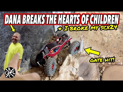 Dana Breaks The Hearts Of Children...and I Break My NEW SCX24 🤦♂️