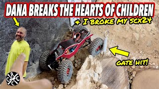 Dana Breaks The Hearts Of Children...and I Break My NEW SCX24 🤦♂️