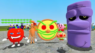 New Pizza Tower Characters Vs 3D Memes Nextbot In Garrys Mod