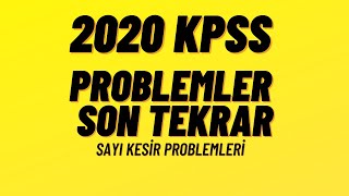 2020 KPSS FİNAL KAMPI- PROBLEMLER SON TEKRAR