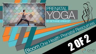 PREGNANT YOGA 2 OF 2 /// BETHANIE KRINHOP WILL TEACH YOU SAFE & HEALTHY PRENATAL YOGA TECHNIQUES