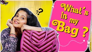 Whats Inside My Bag? Lets Find Out Together Shubha Ja