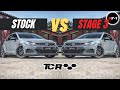 GOLF GTI TCR: STOCK VS STAGE 3!!