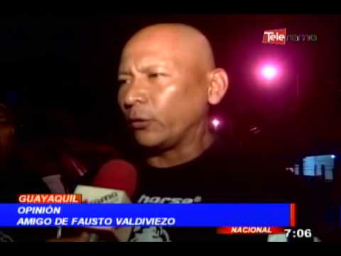 Realizan vigilia por muerte de Fausto Valdiviezo