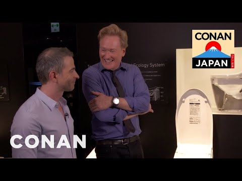 Conan & Jordan Visit The Toto Toilet Showroom