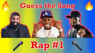 Guess the Song - Rap #1 | QUIZ