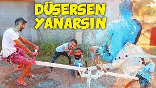 YERE DÜŞERSEN YANARSIN ( CEZALI TAHTEREVALLİ )