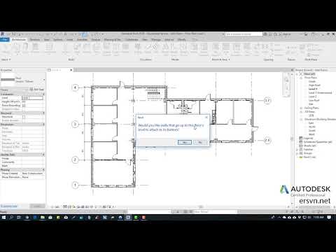 Hướng dẫn sử dụng Revit Architecture 2019 | Bài 44: Vẽ sàn trong Revit